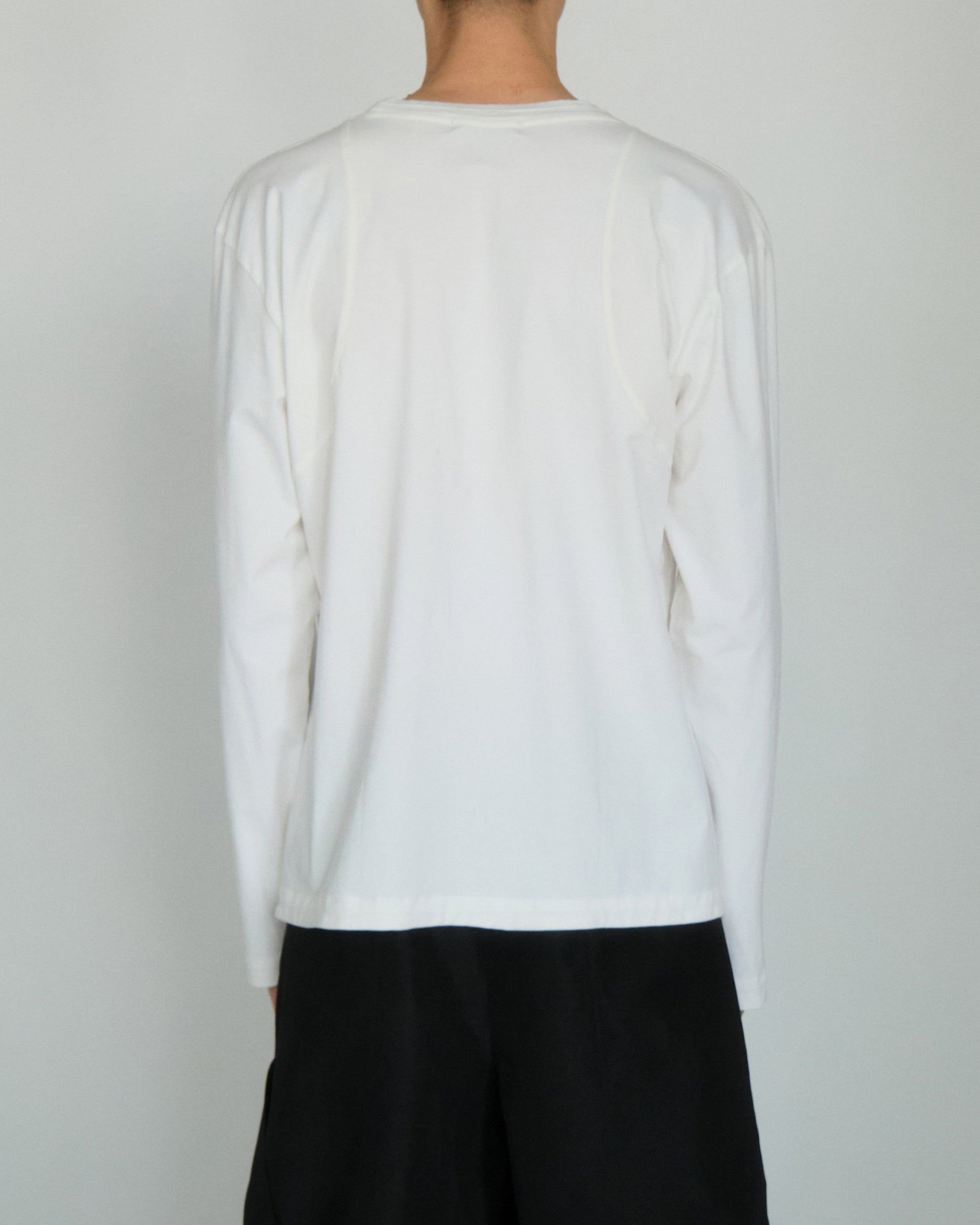 THE IDIOT X OPINI: Arc Long Sleeve [White]