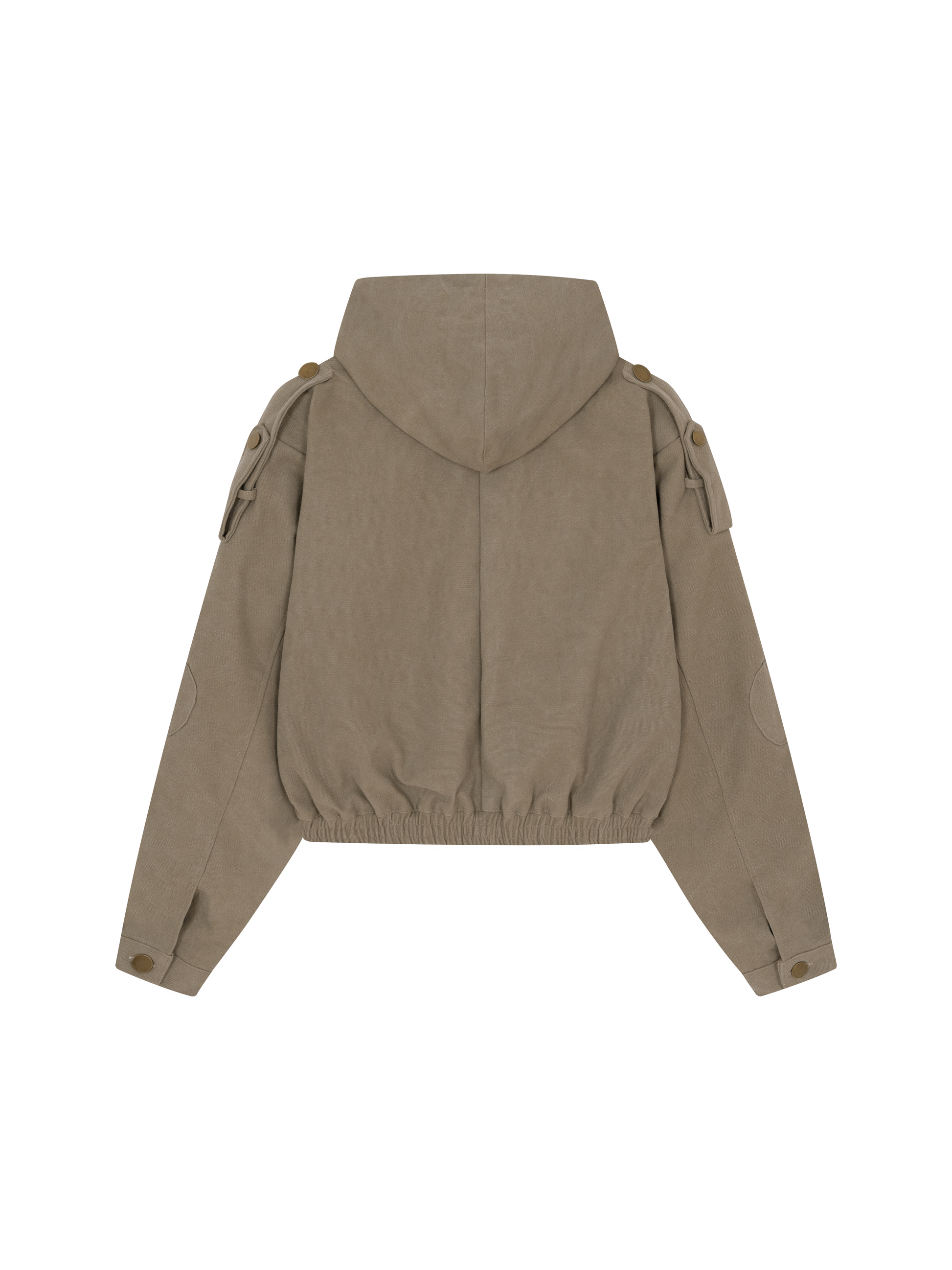 Hooded Work Jacket [Light Brown]
