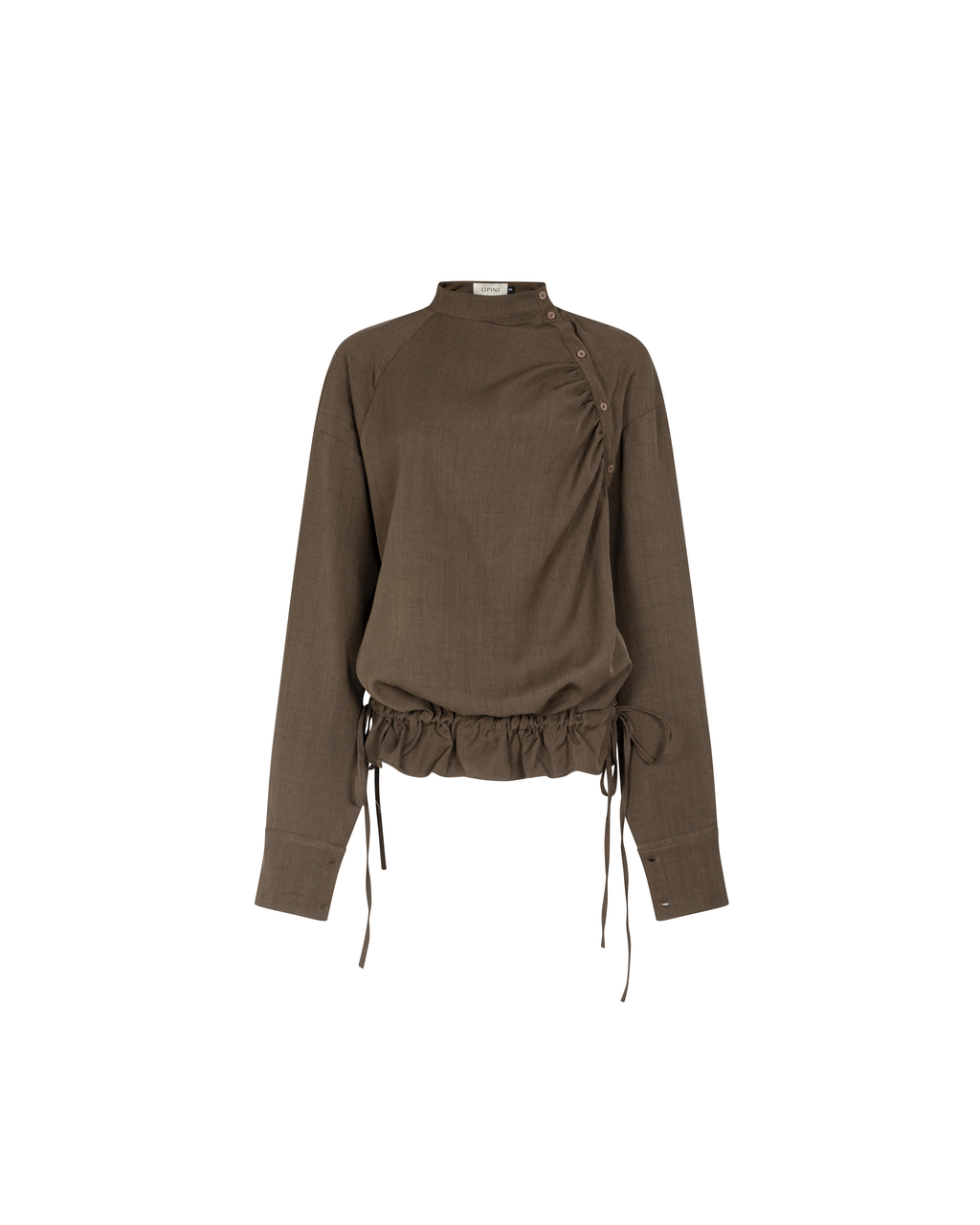 O Back Shirt [Brown]