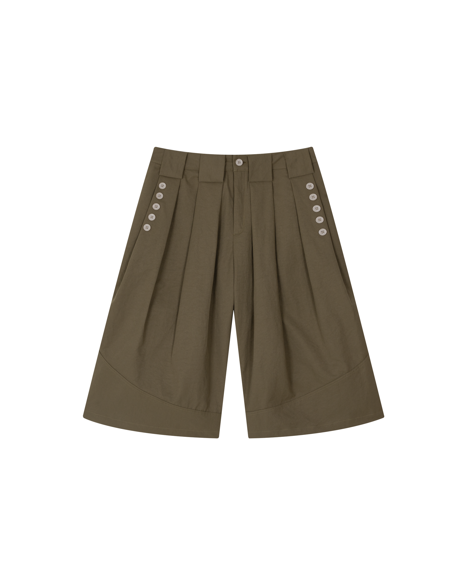 Button Shorts [Brown]