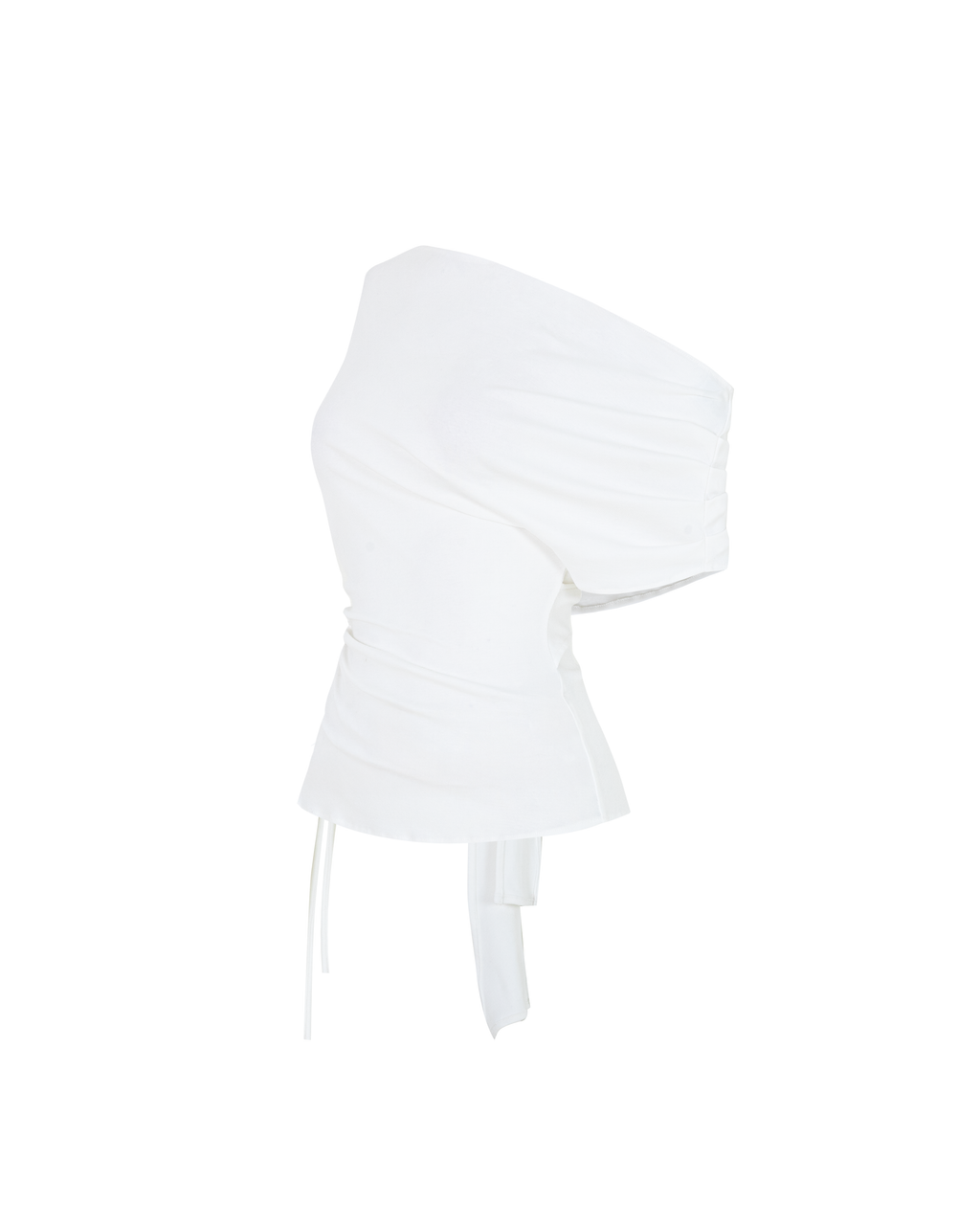 Gathered top [White]