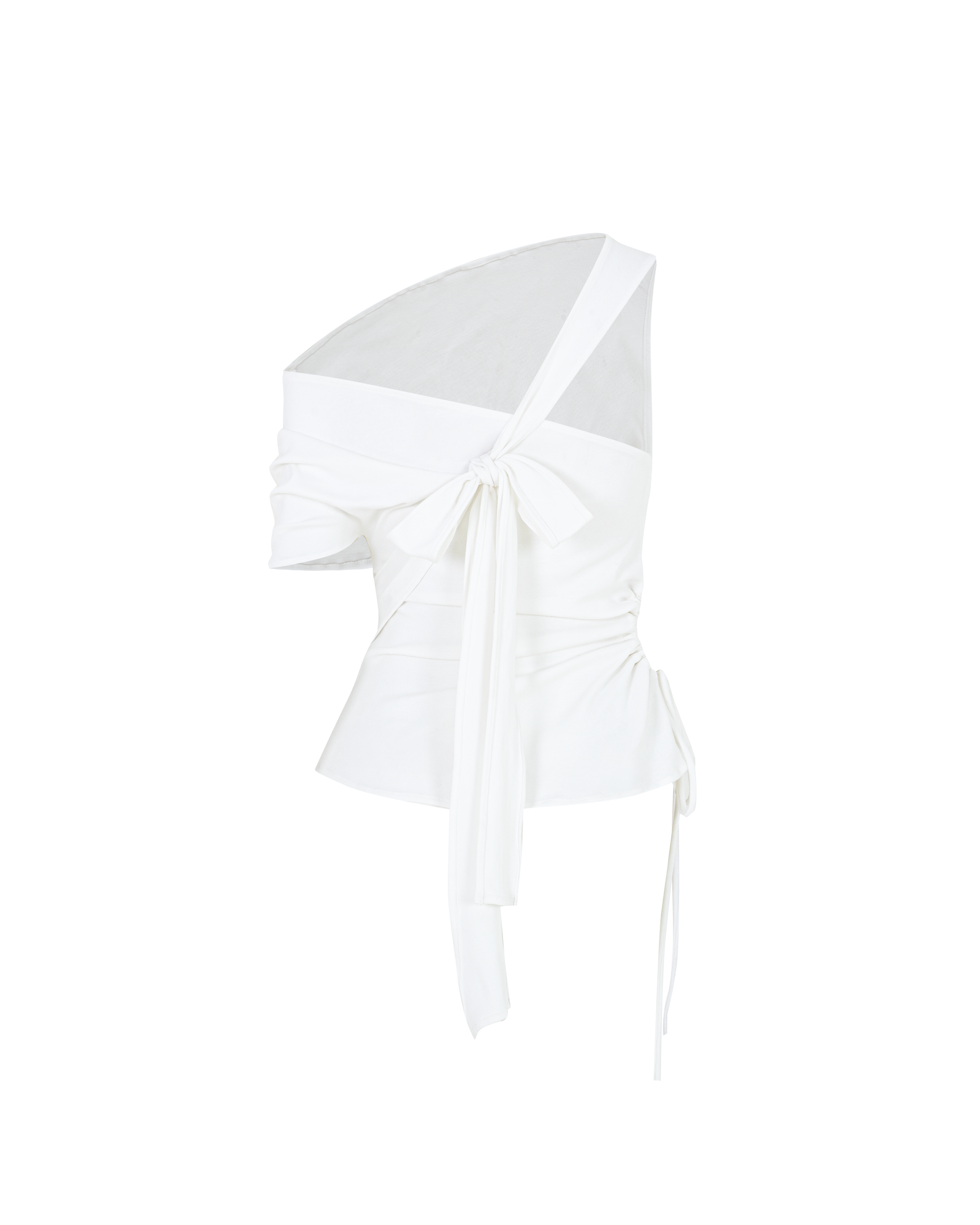 Gathered top [White]