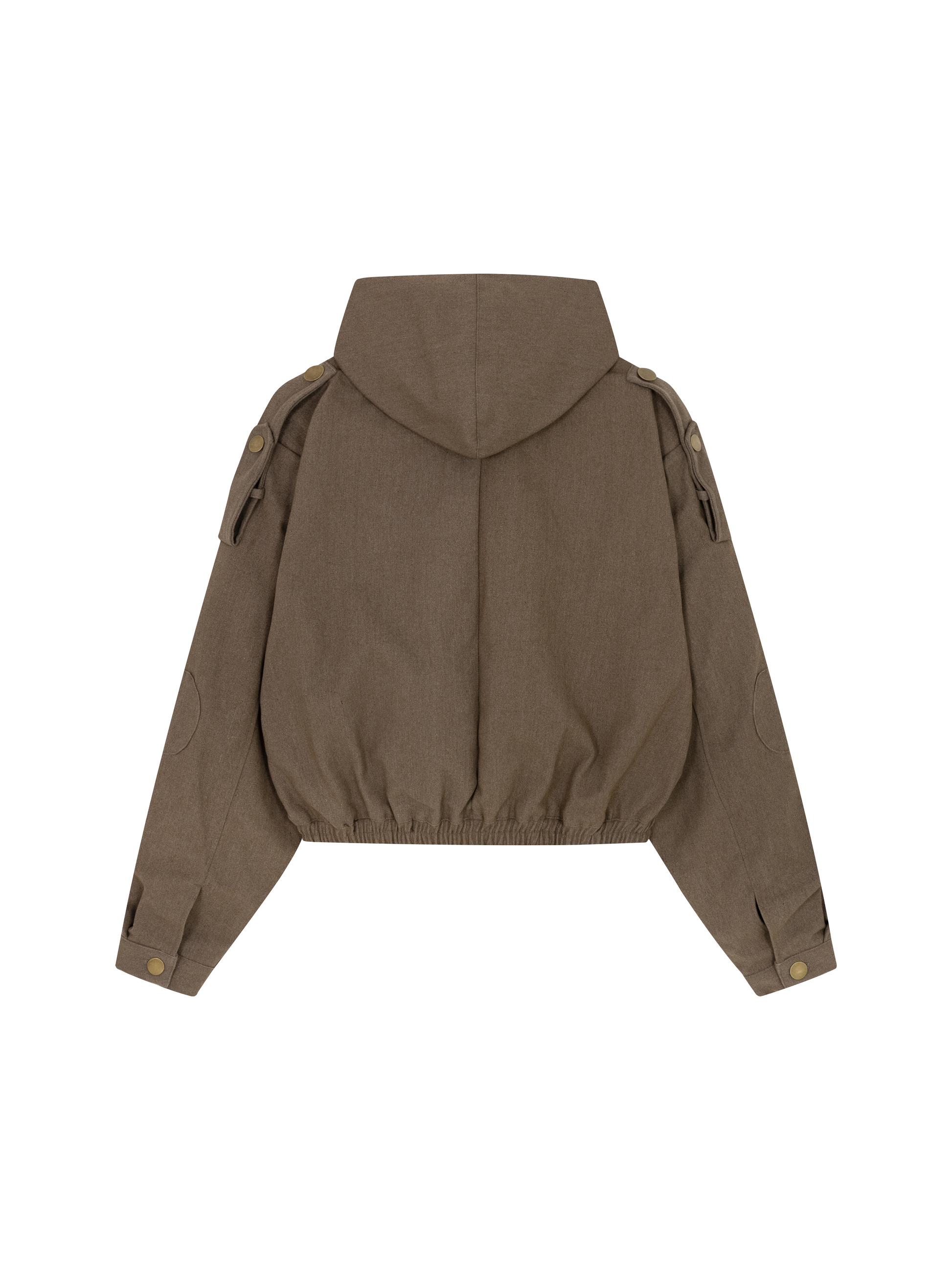 Hooded Work Jacket [Dark Brown]