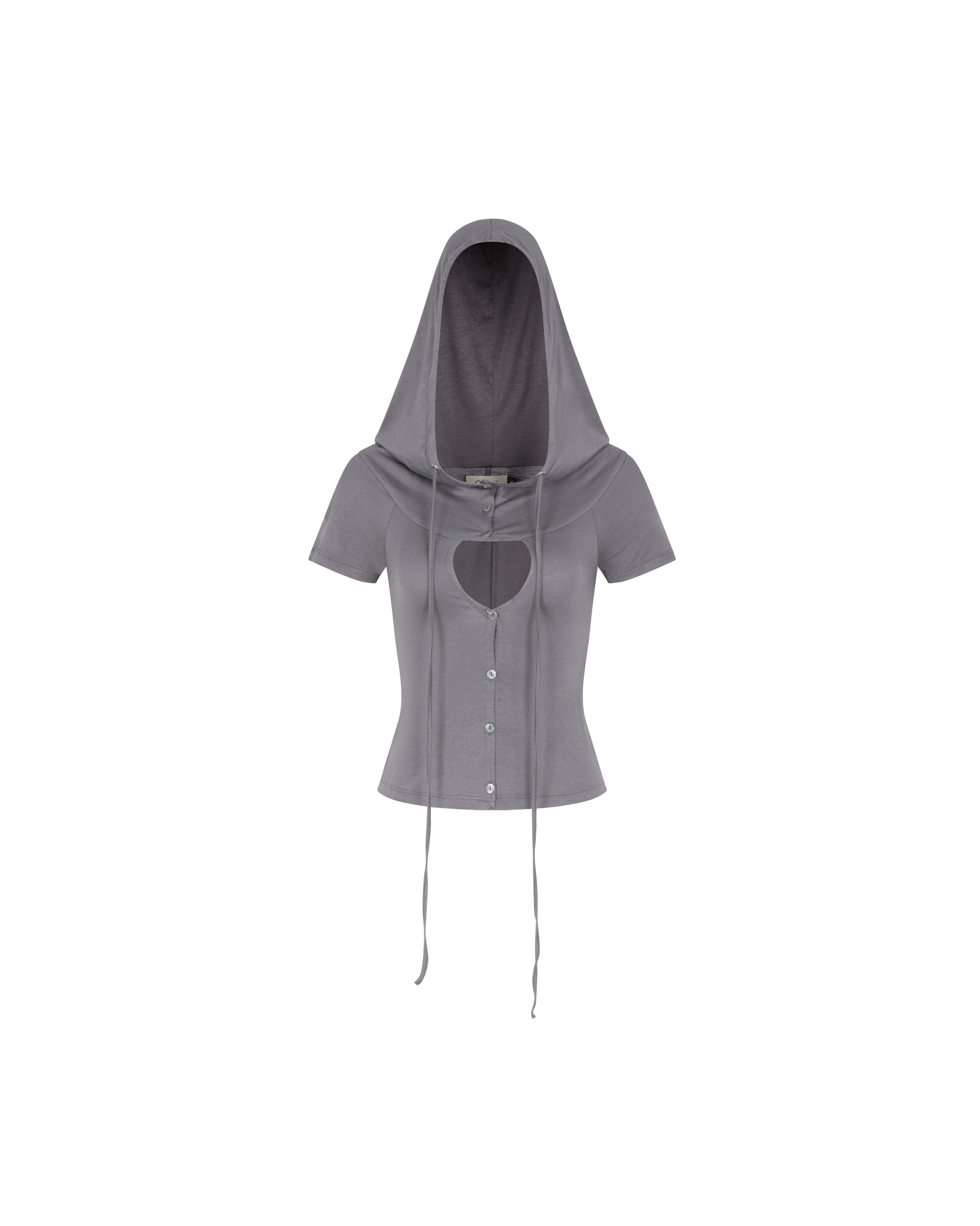 Hooded Cut Top [Taro]