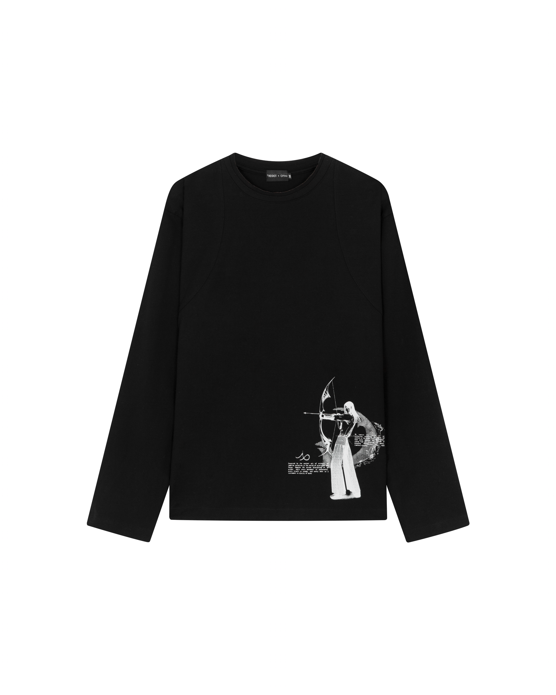 THE IDIOT X OPINI: Arc Long Sleeve [Black]
