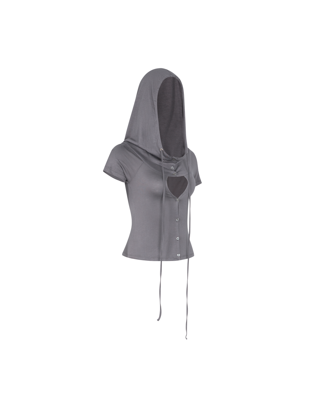 Hooded Cut Top [Taro]