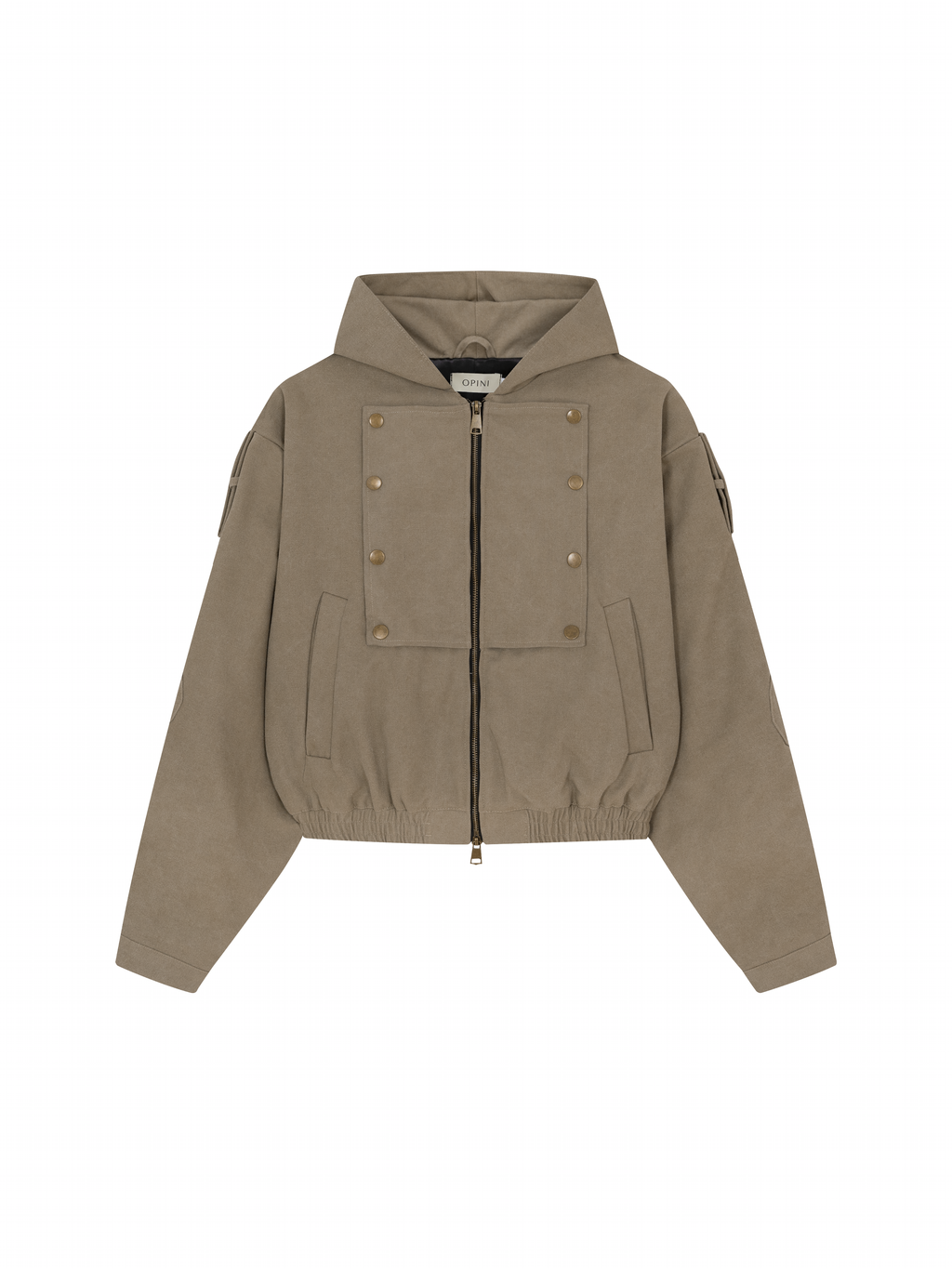 Hooded Work Jacket [Light Brown]