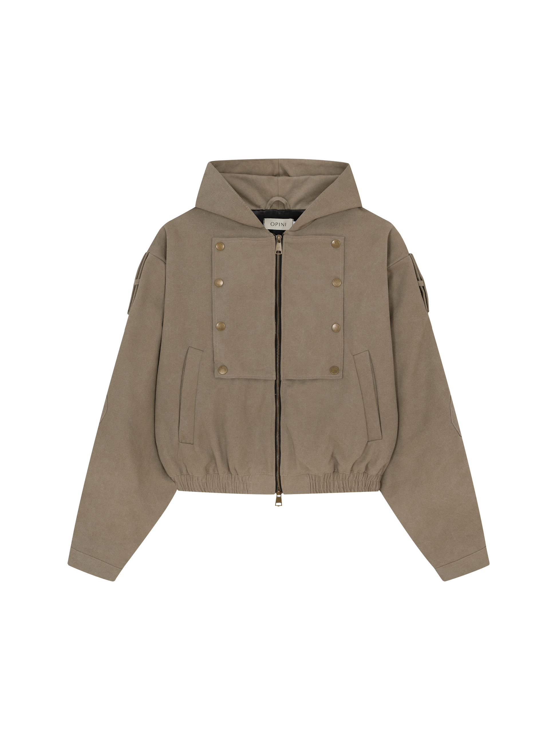 Hooded Work Jacket [Light Brown]