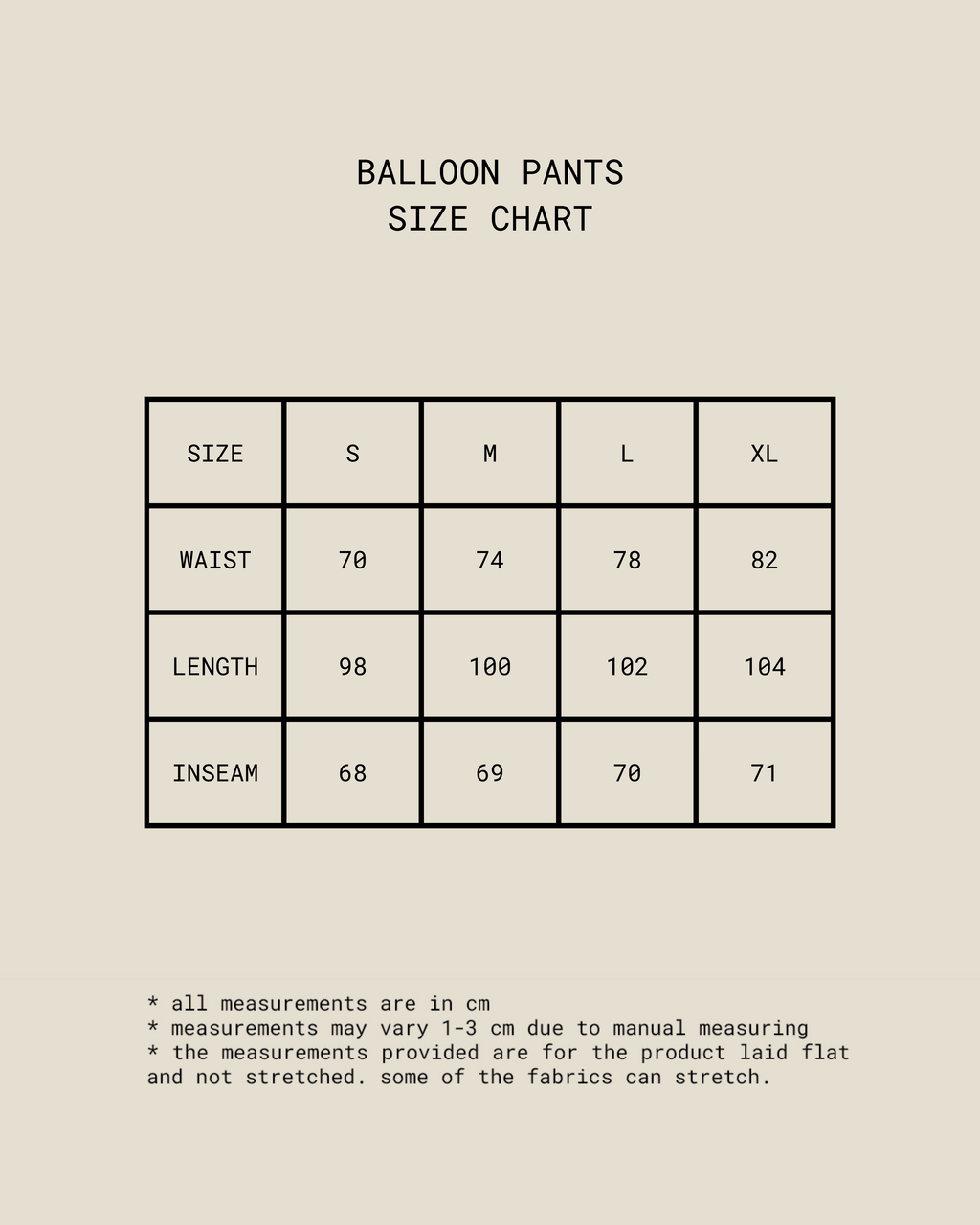 Balloon Pants [Brown]