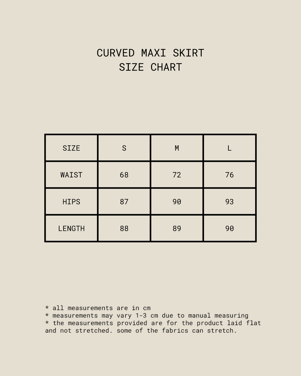 Curved Maxi Skirt [Olive]