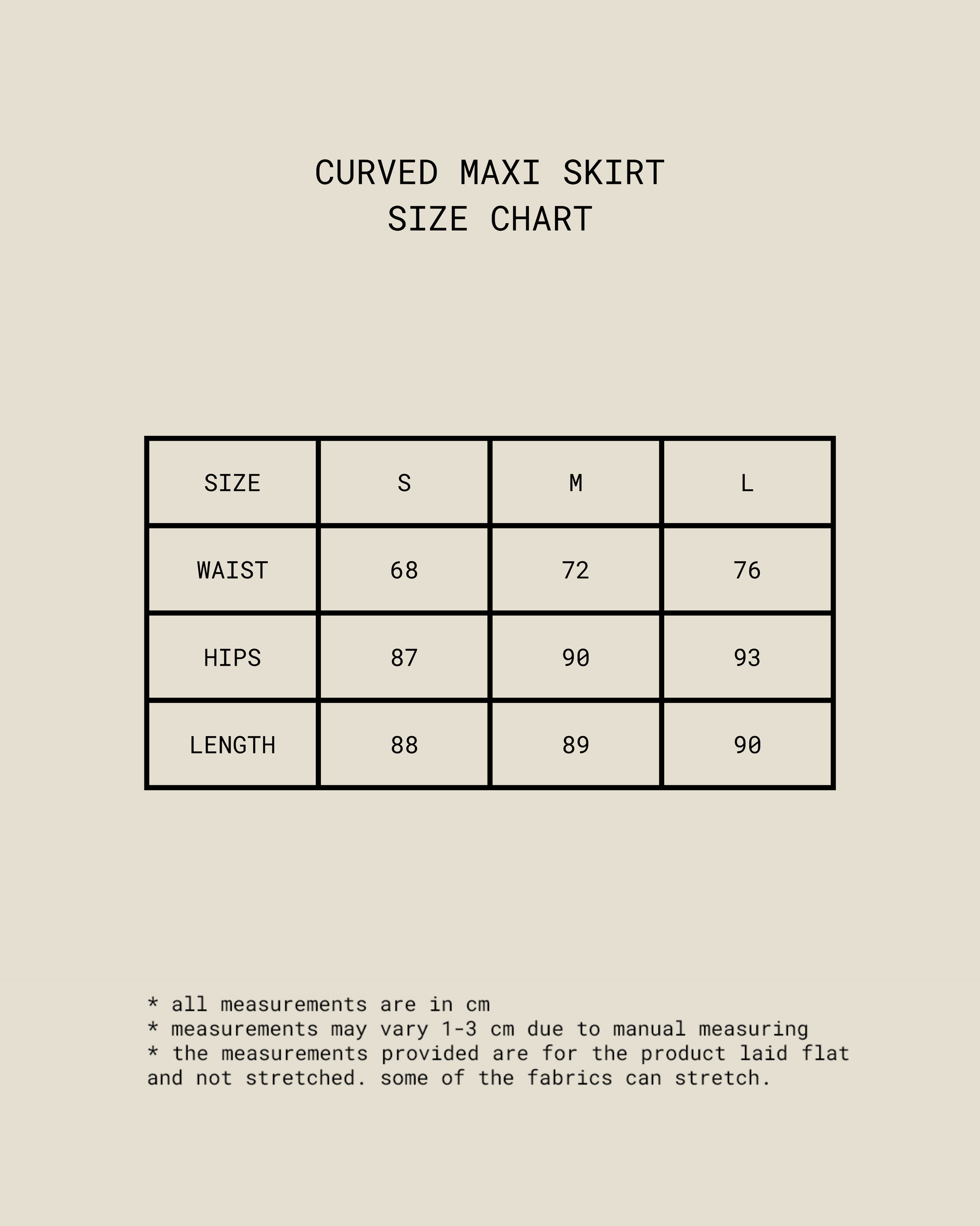 Curved Maxi Skirt [Olive]