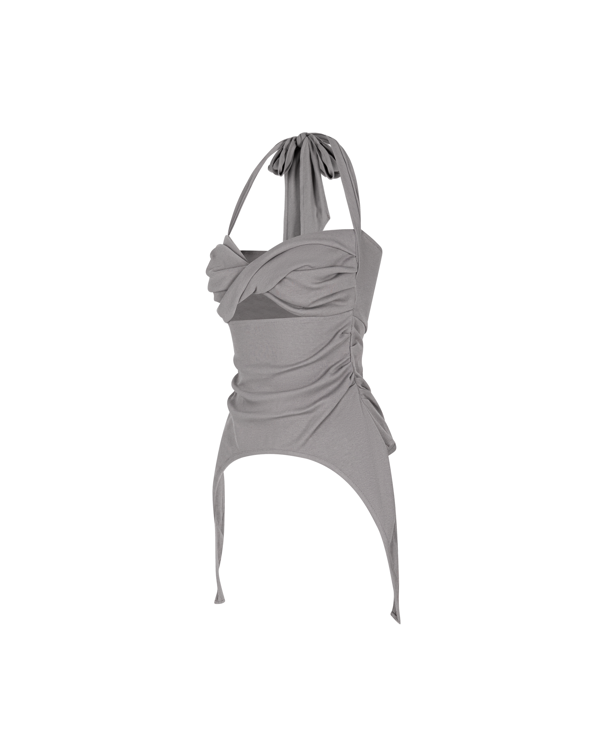 Twisted Top [Lilac Grey]