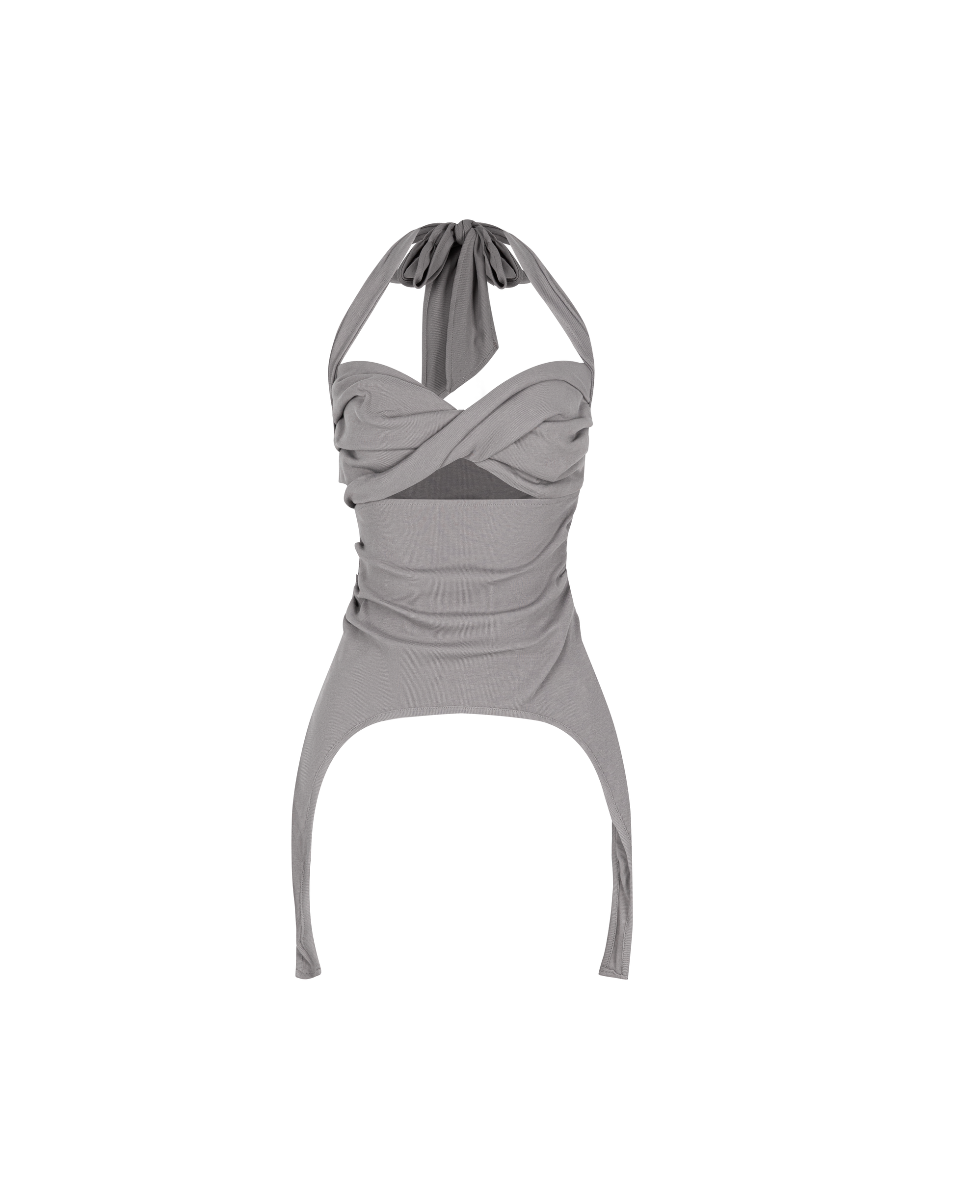 Twisted Top [Lilac Grey]