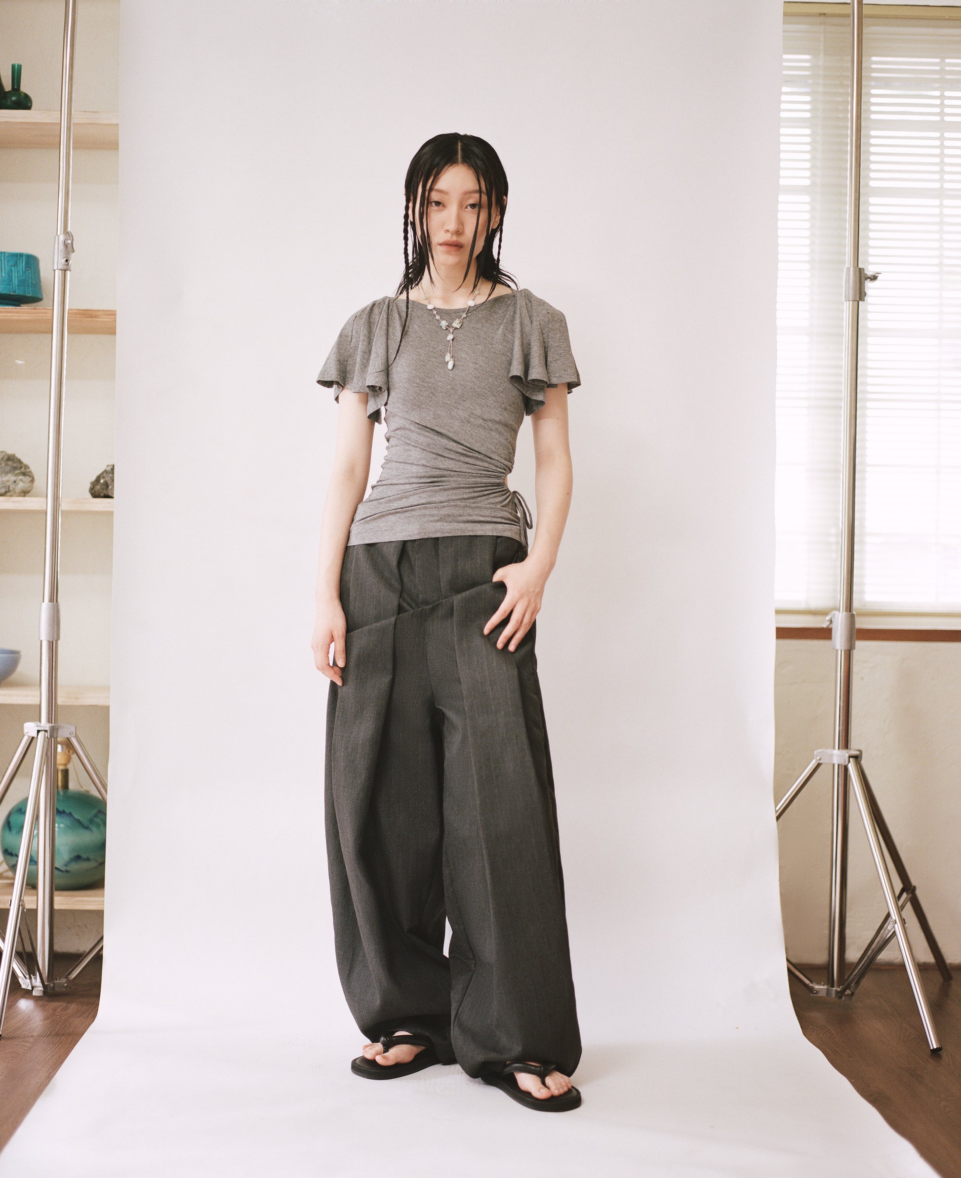 Flutter Top [Grey]