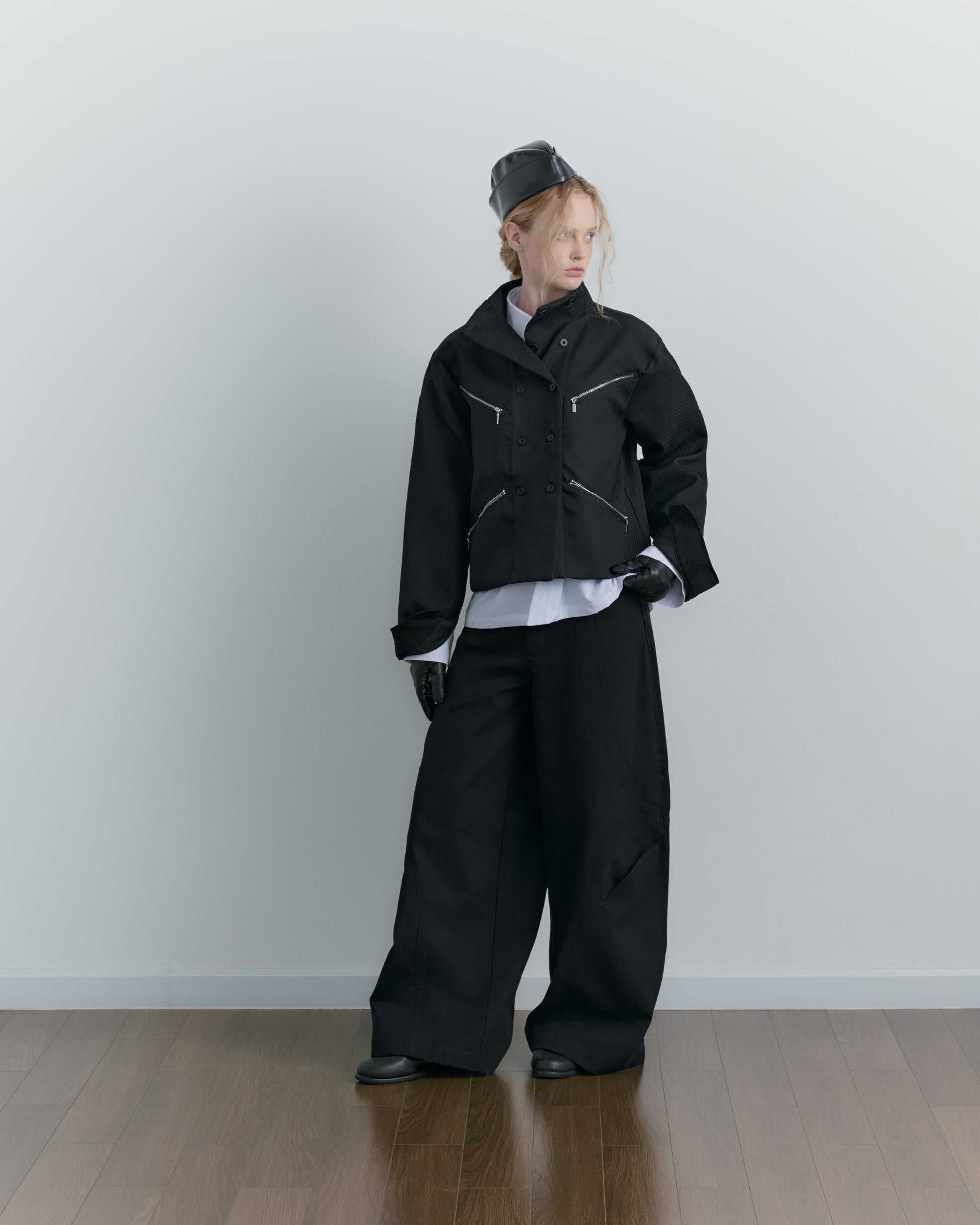 High Collar Jacket [Black]