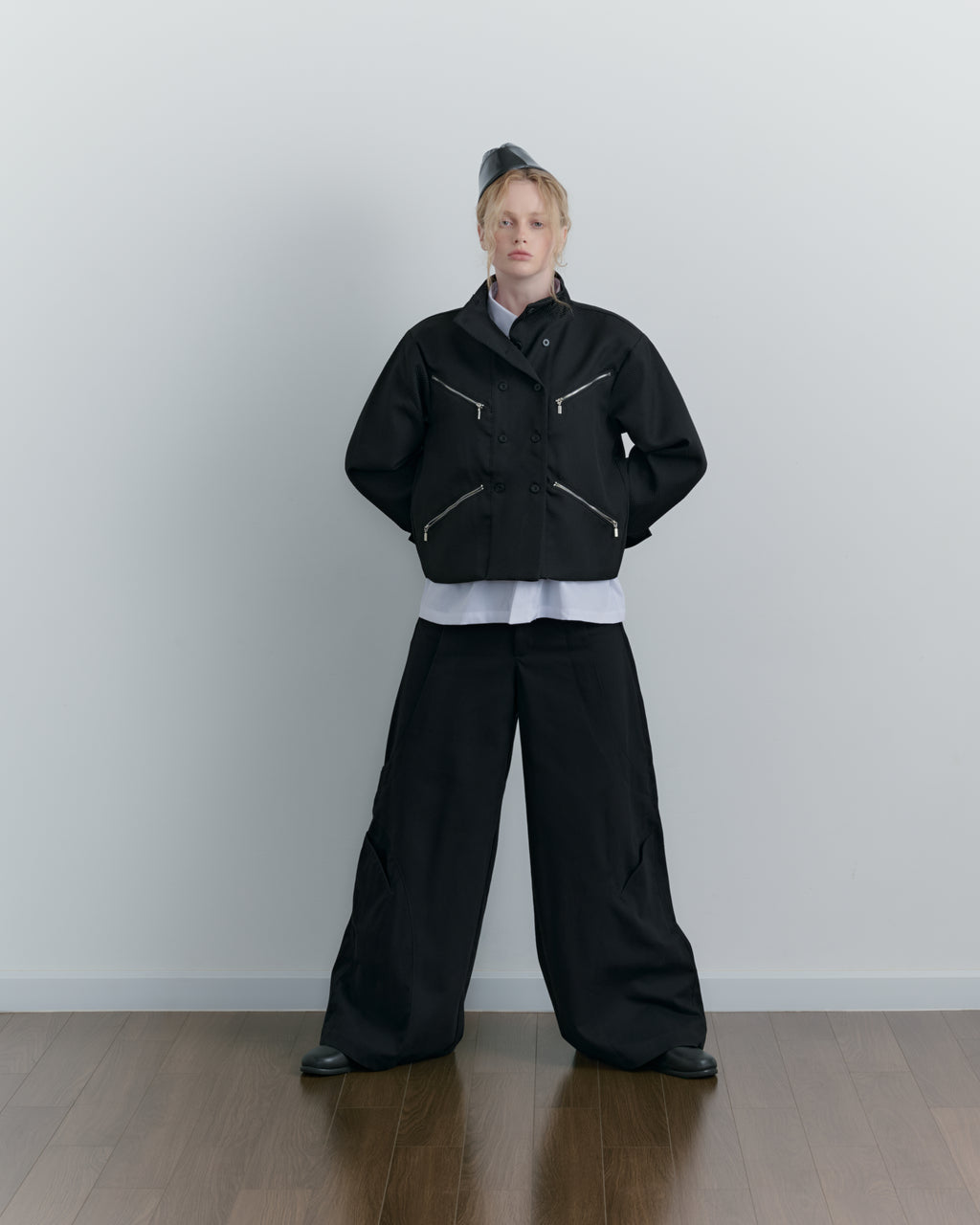 High Collar Jacket [Black]