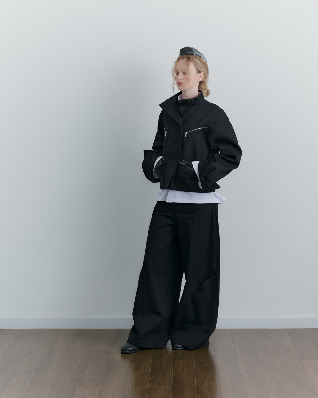 High Collar Jacket [Black]