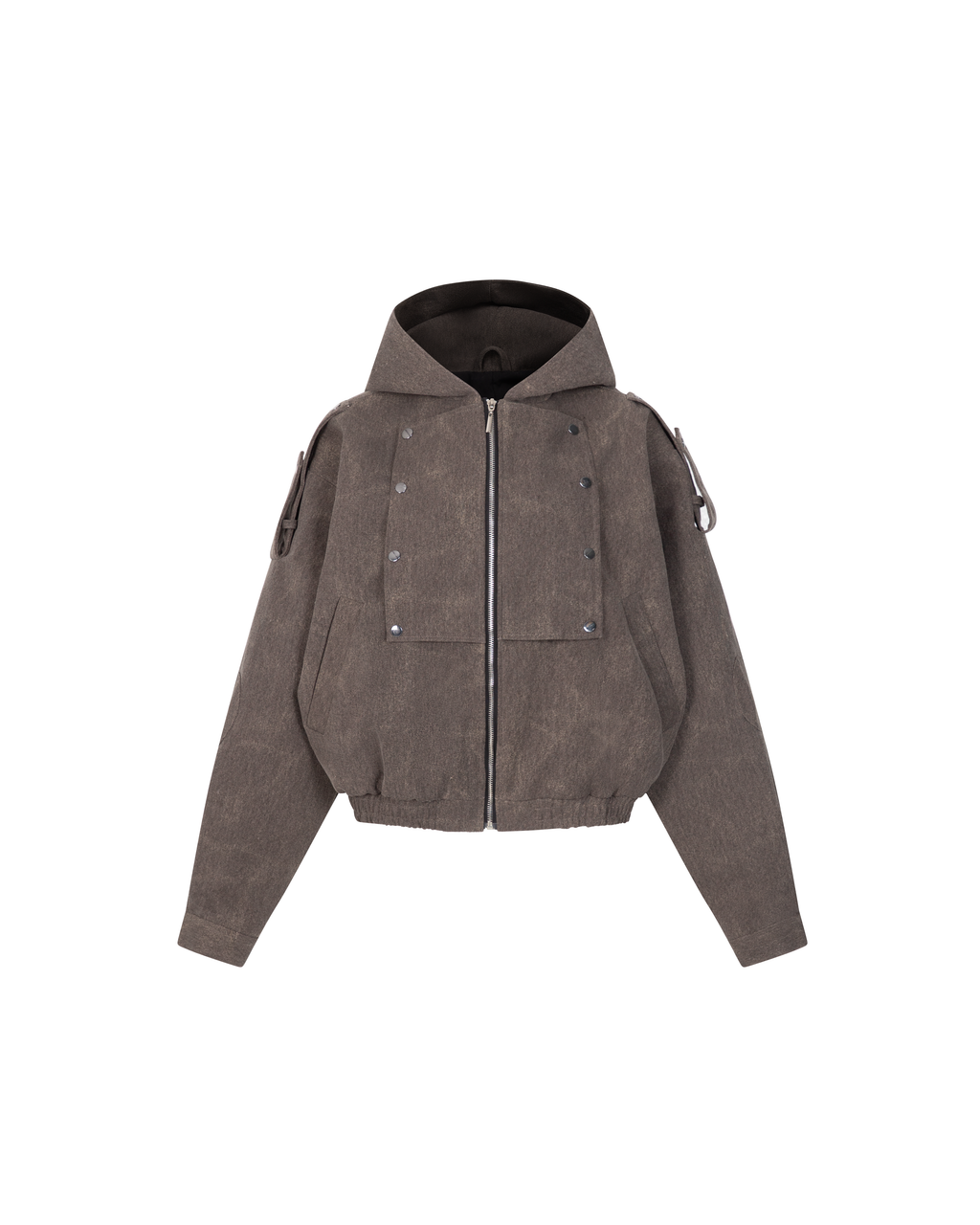 Hooded Work Jacket [Stone Brown]