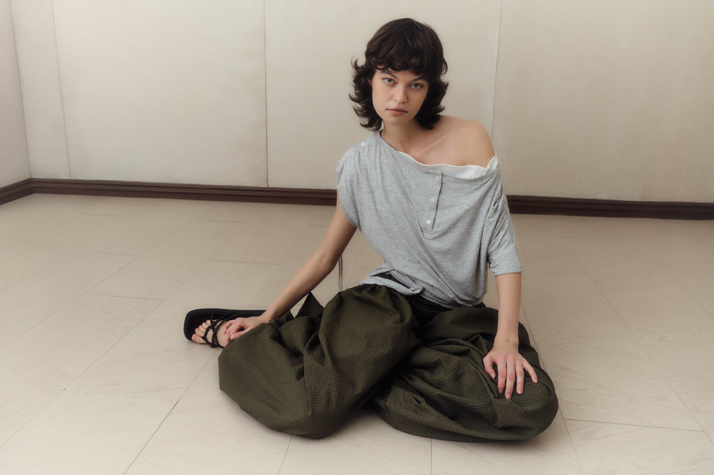 Batwing Top [Grey]