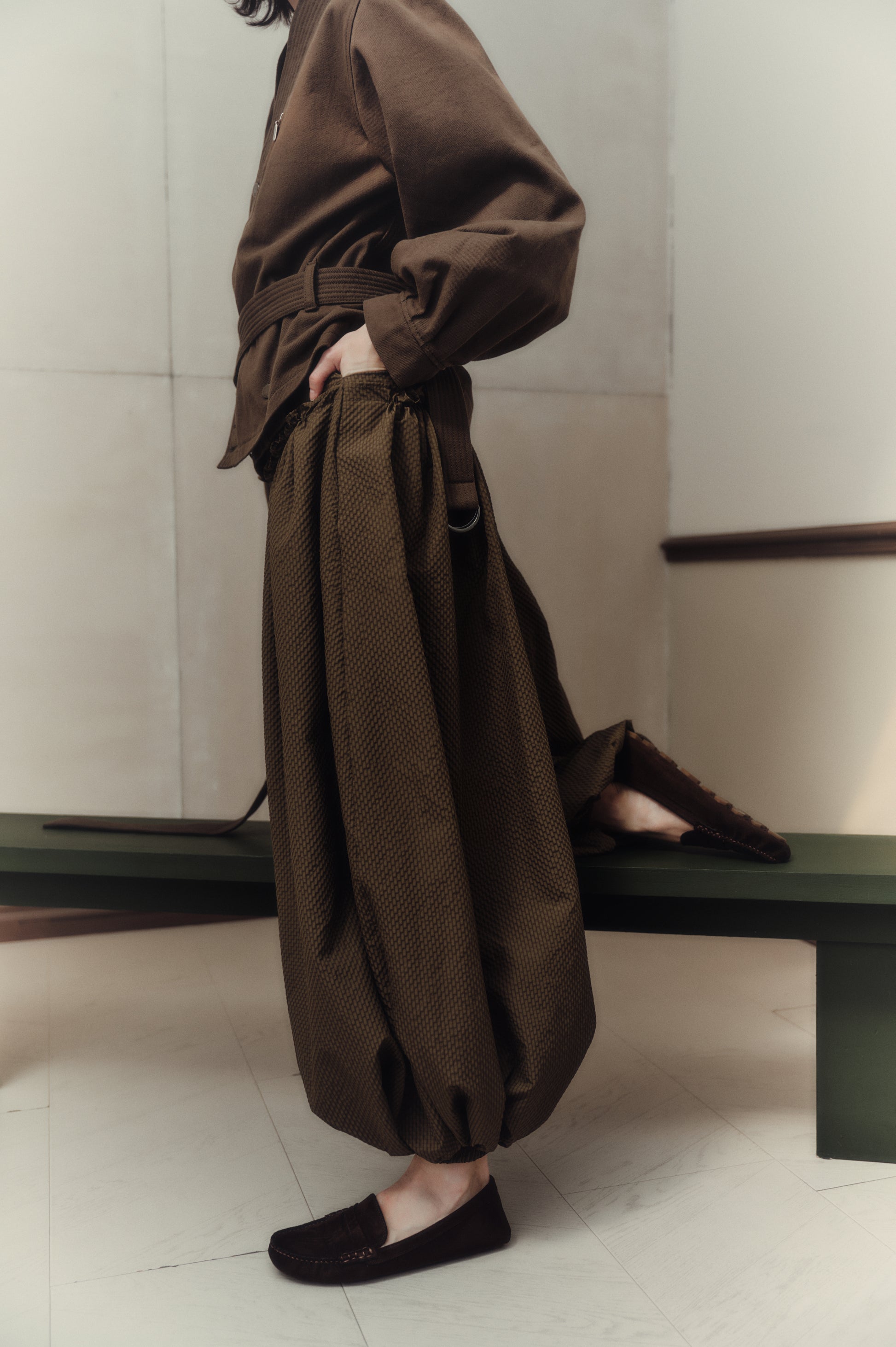 Balloon Pants [Brown]