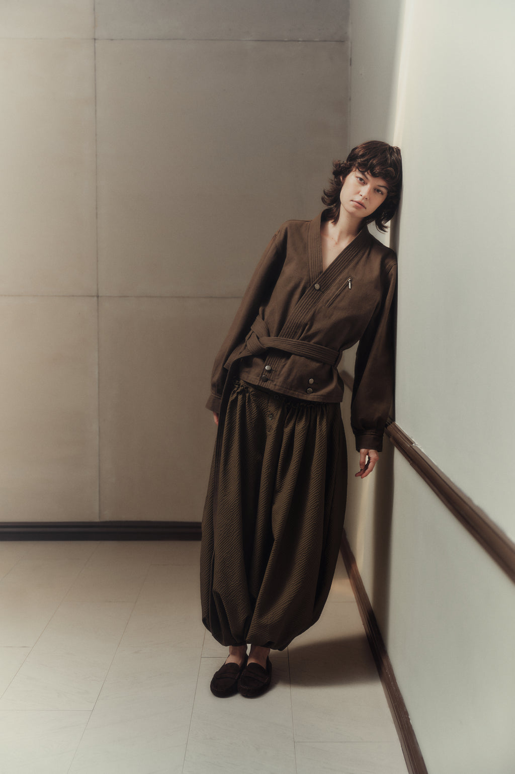 Balloon Pants [Brown]