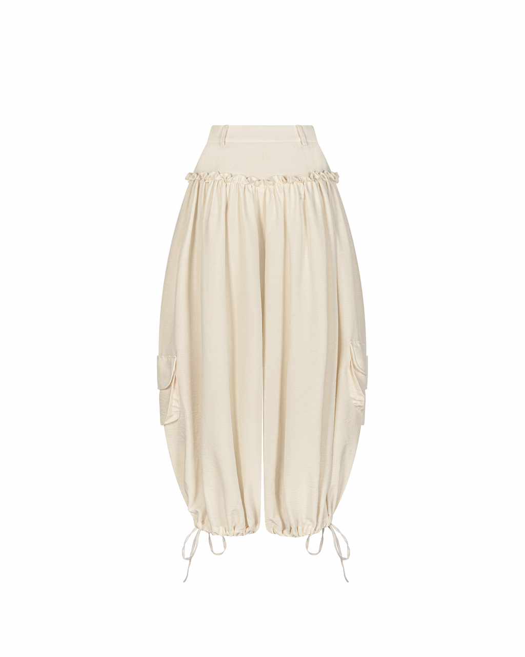 Balloon Pocket Pants [Beige]