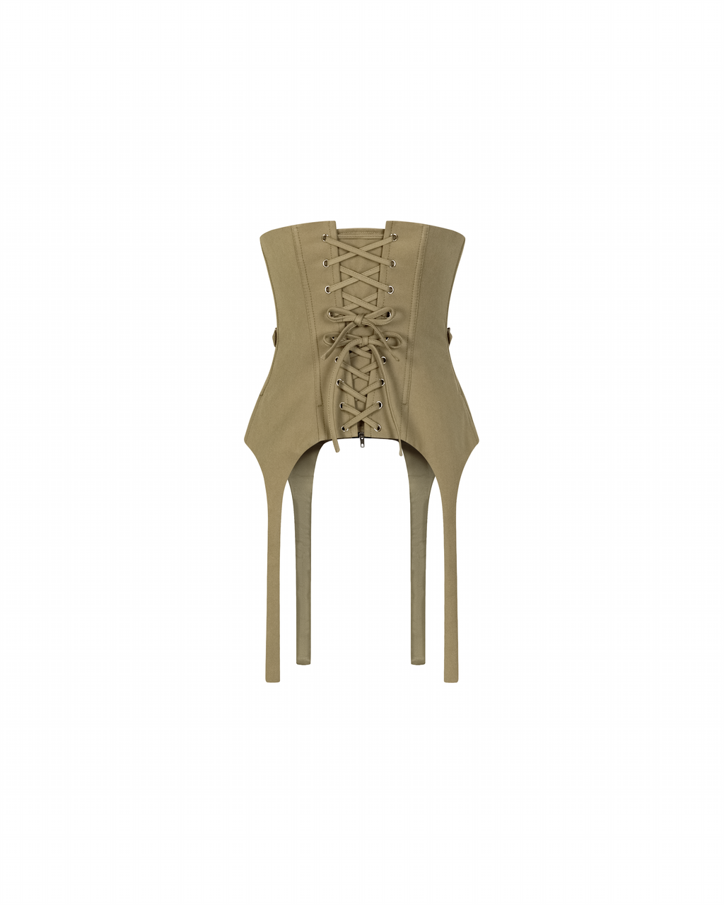 Nickel Underbust Corset [Beige]