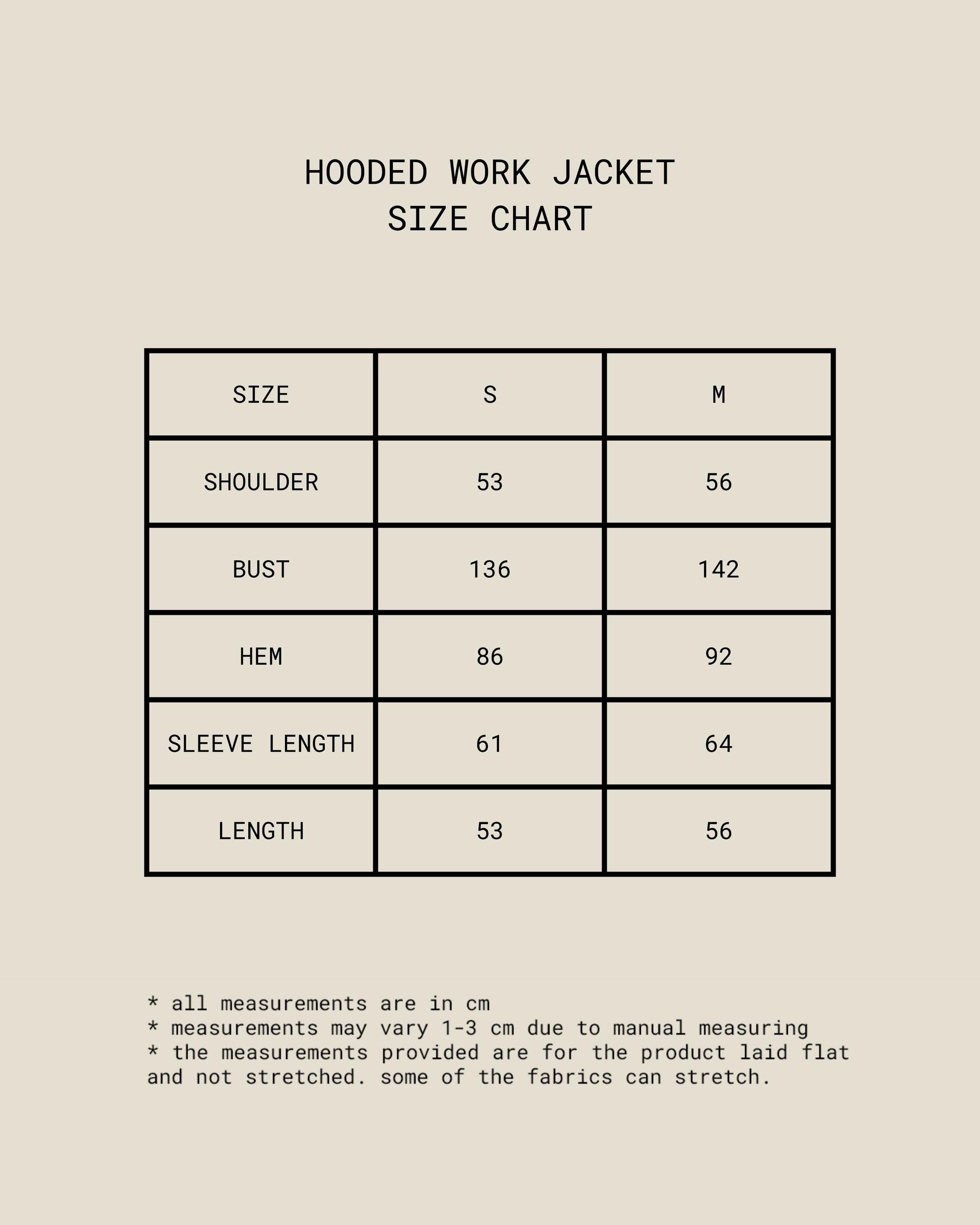 Hooded Work Jacket [Dark Brown]