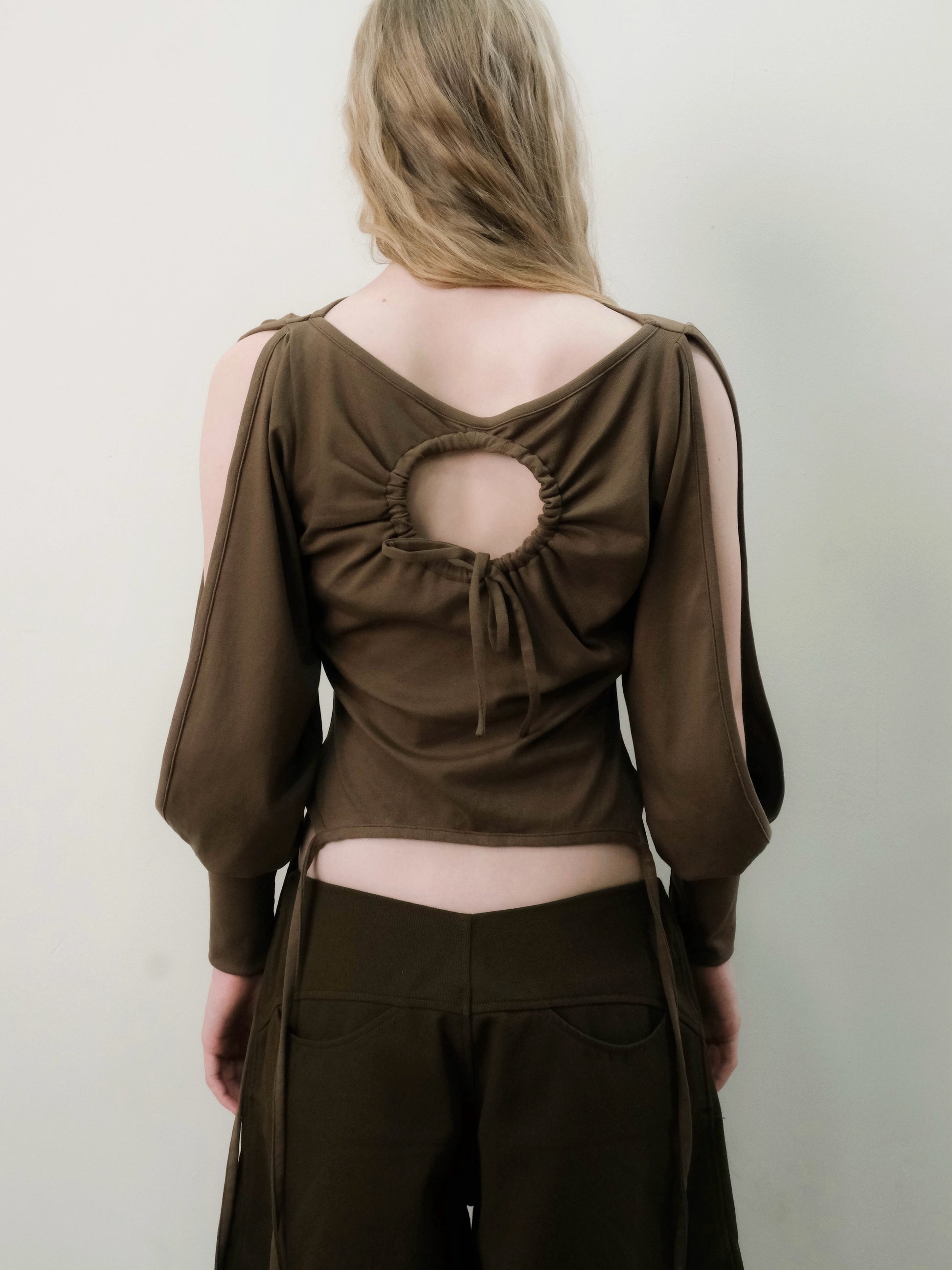 Garter Long Sleeve [Olive Brown]