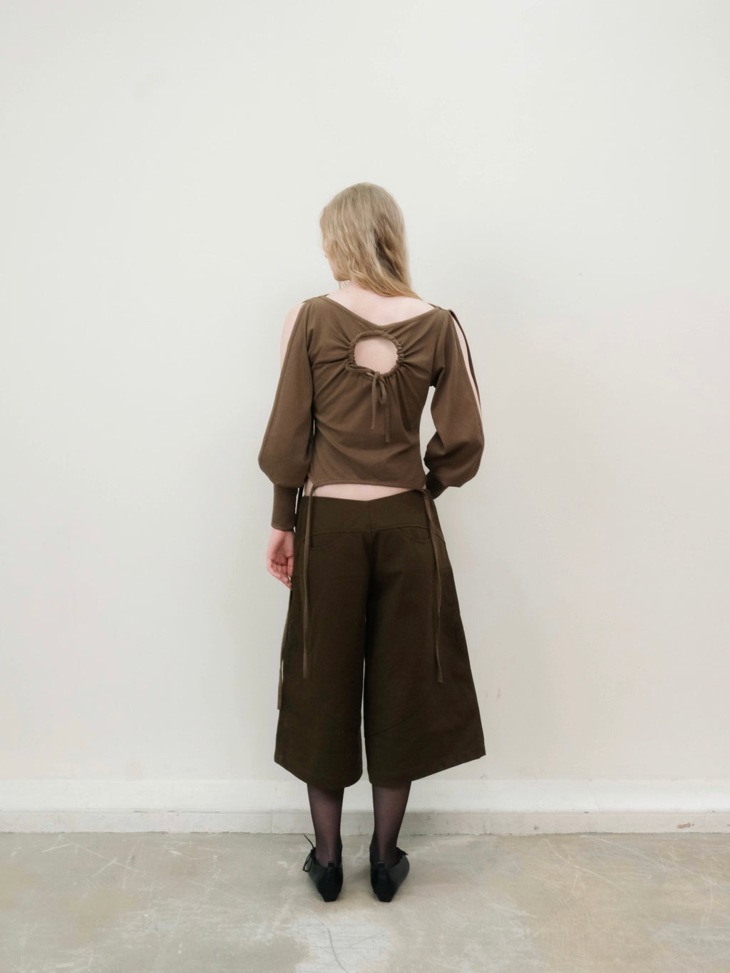 Garter Long Sleeve [Olive Brown]