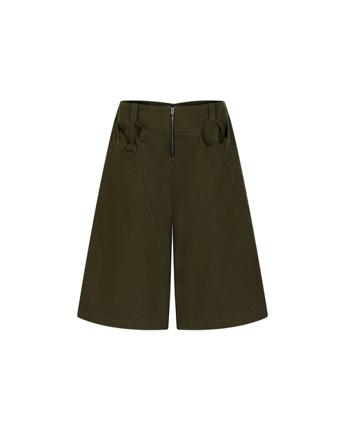 3D Pocket Shorts [Olive Brown]