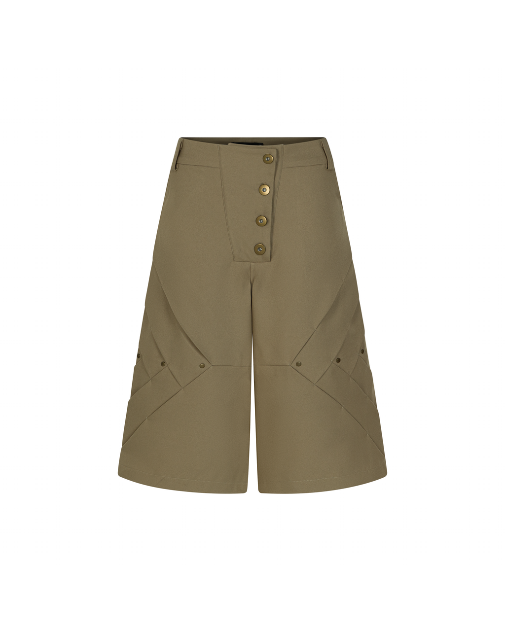 Bamboo Rivet Shorts [Beige]