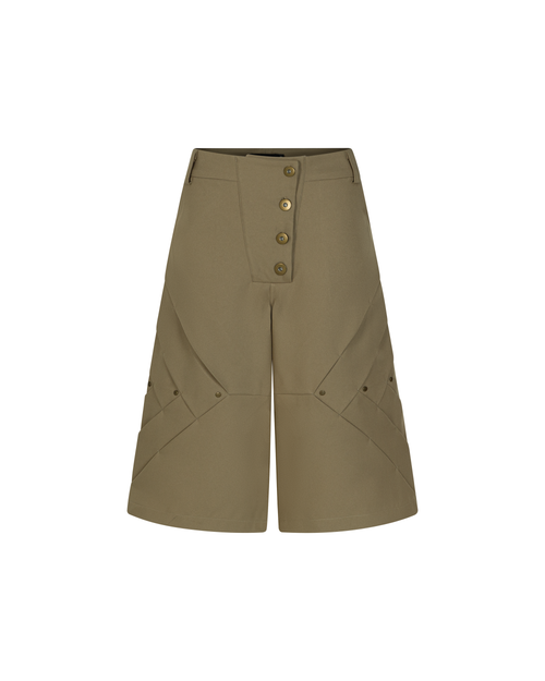 Bamboo Rivet Shorts [Beige]