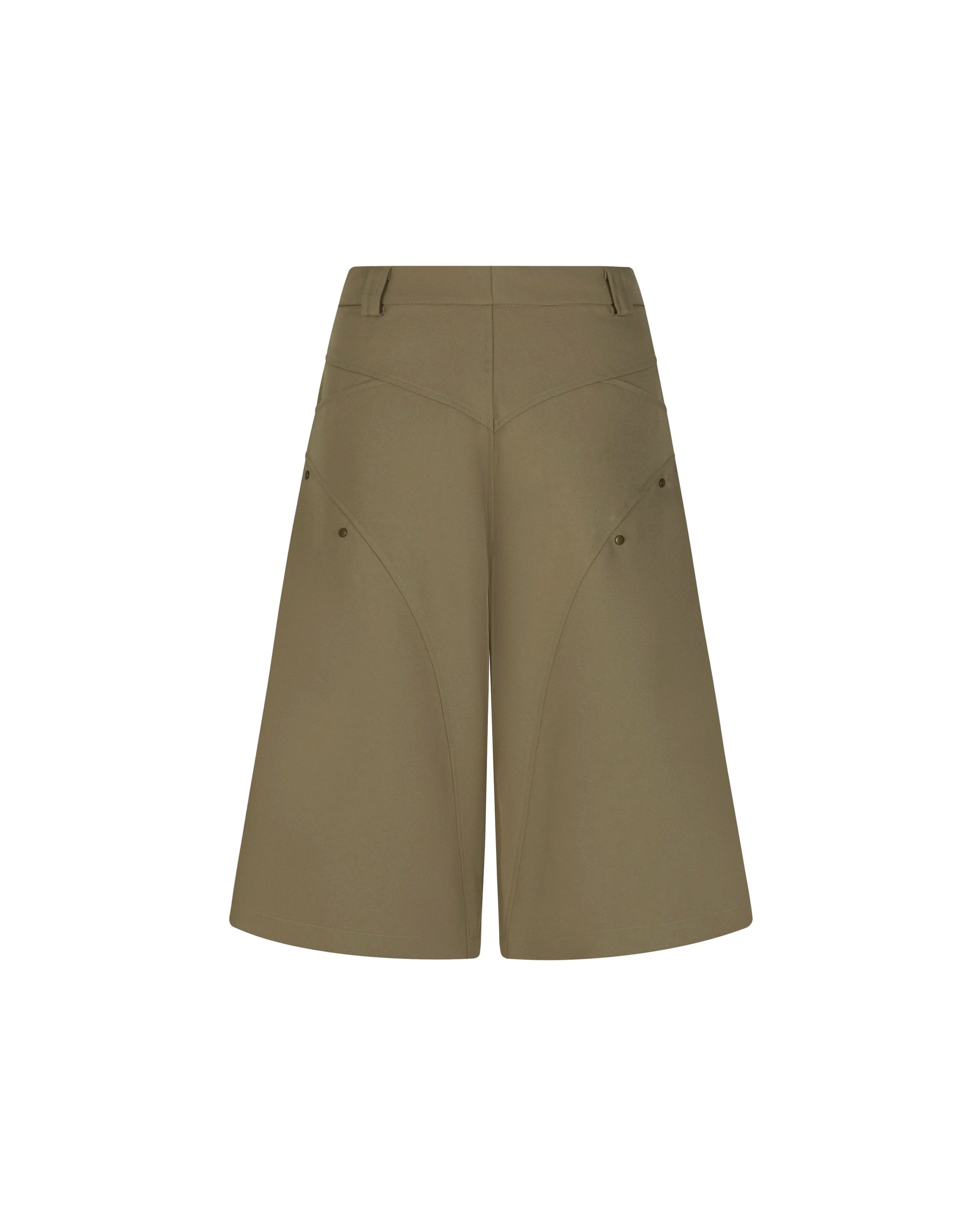 Bamboo Rivet Shorts [Beige]