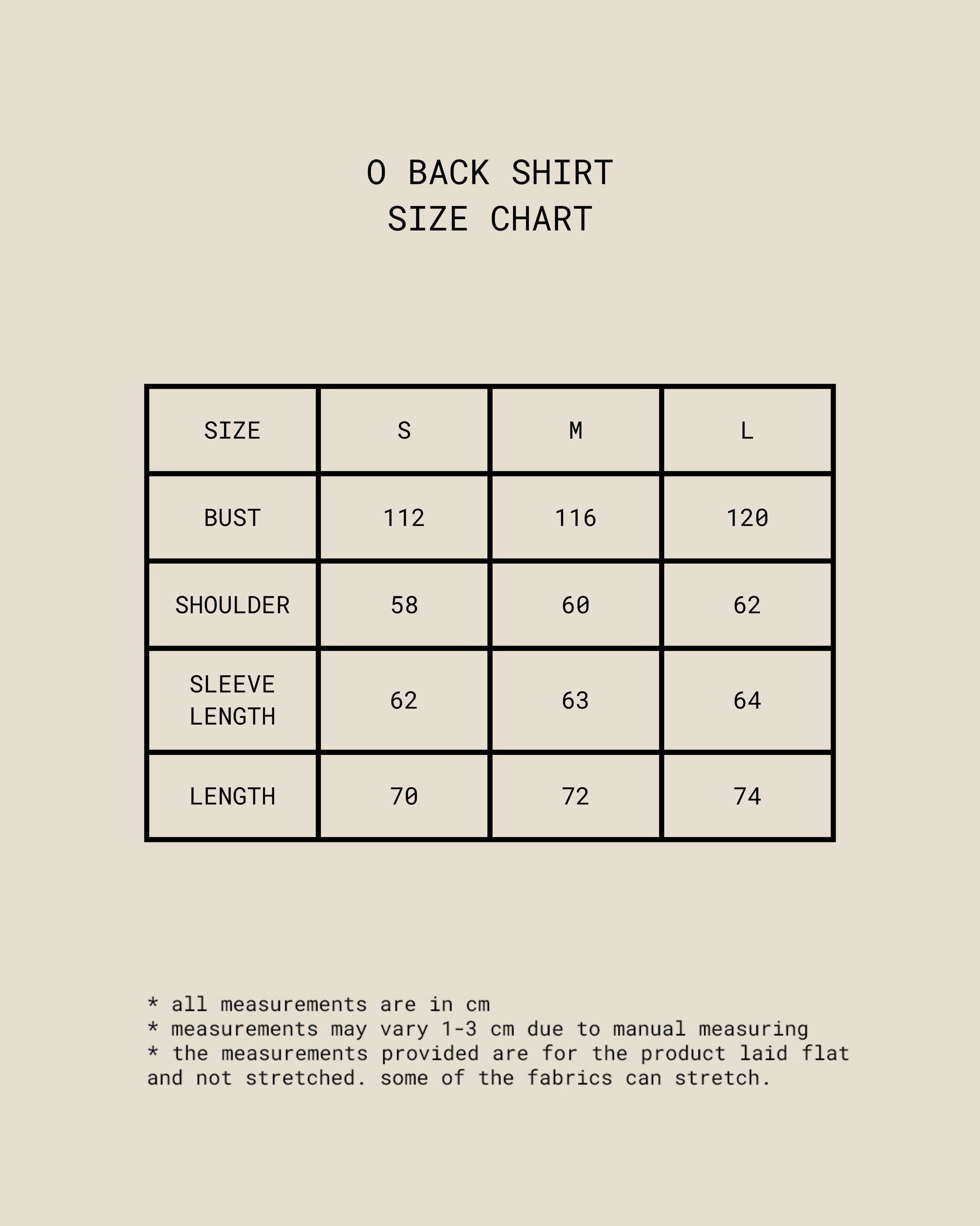 O Back Shirt [Brown]