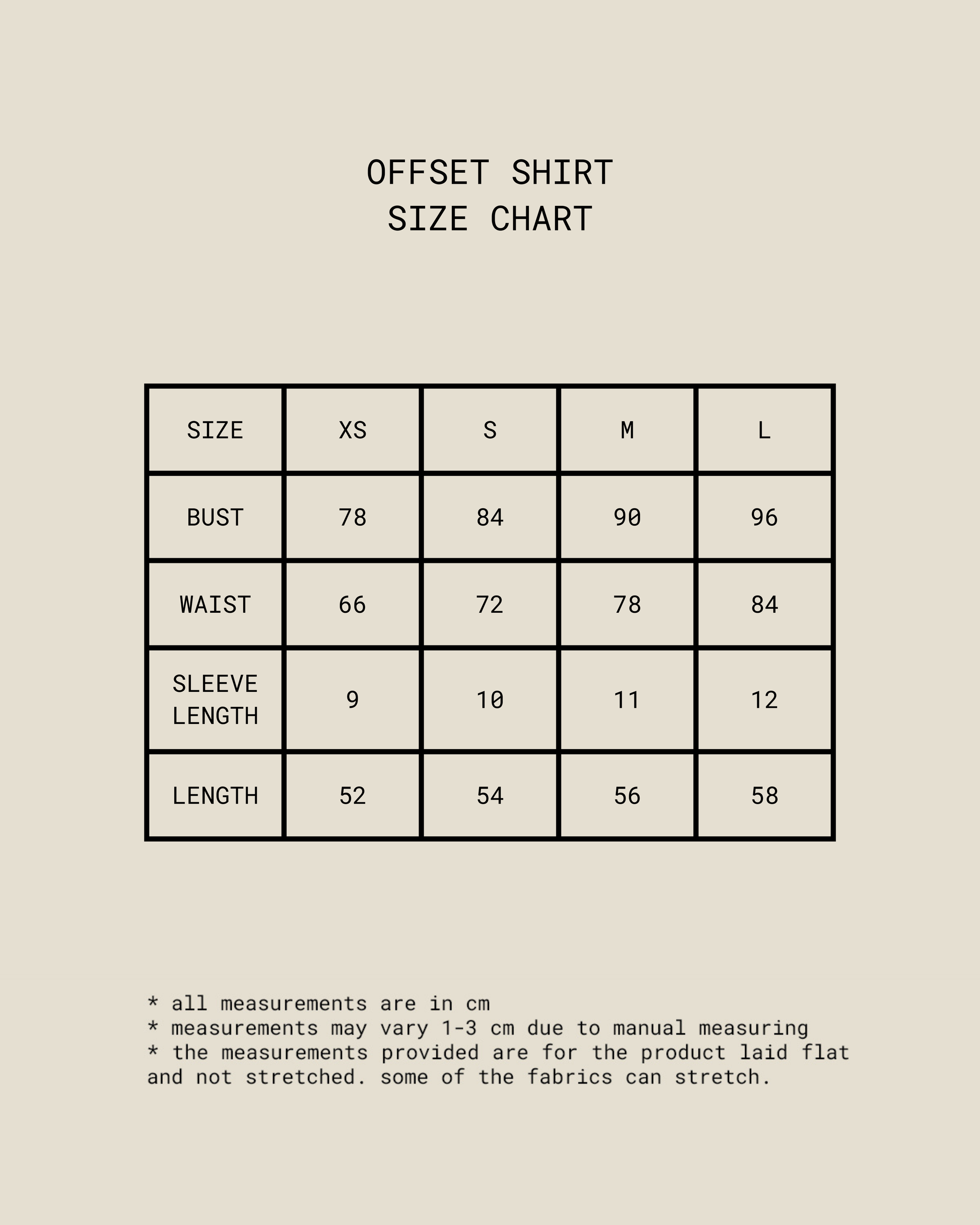 Offset Shirt [Cream White]