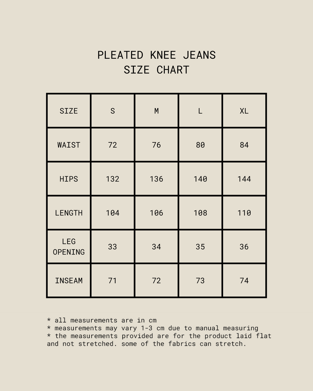Pleated Knee Jeans [Indigo Blue]