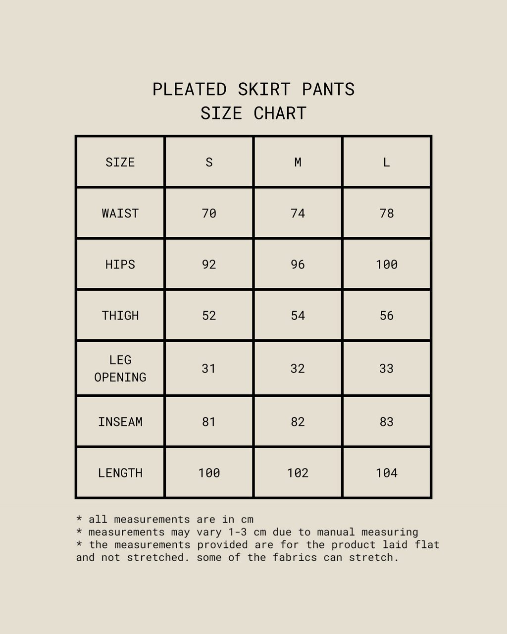 Pleated Skirt Pants [Grey+Beige]