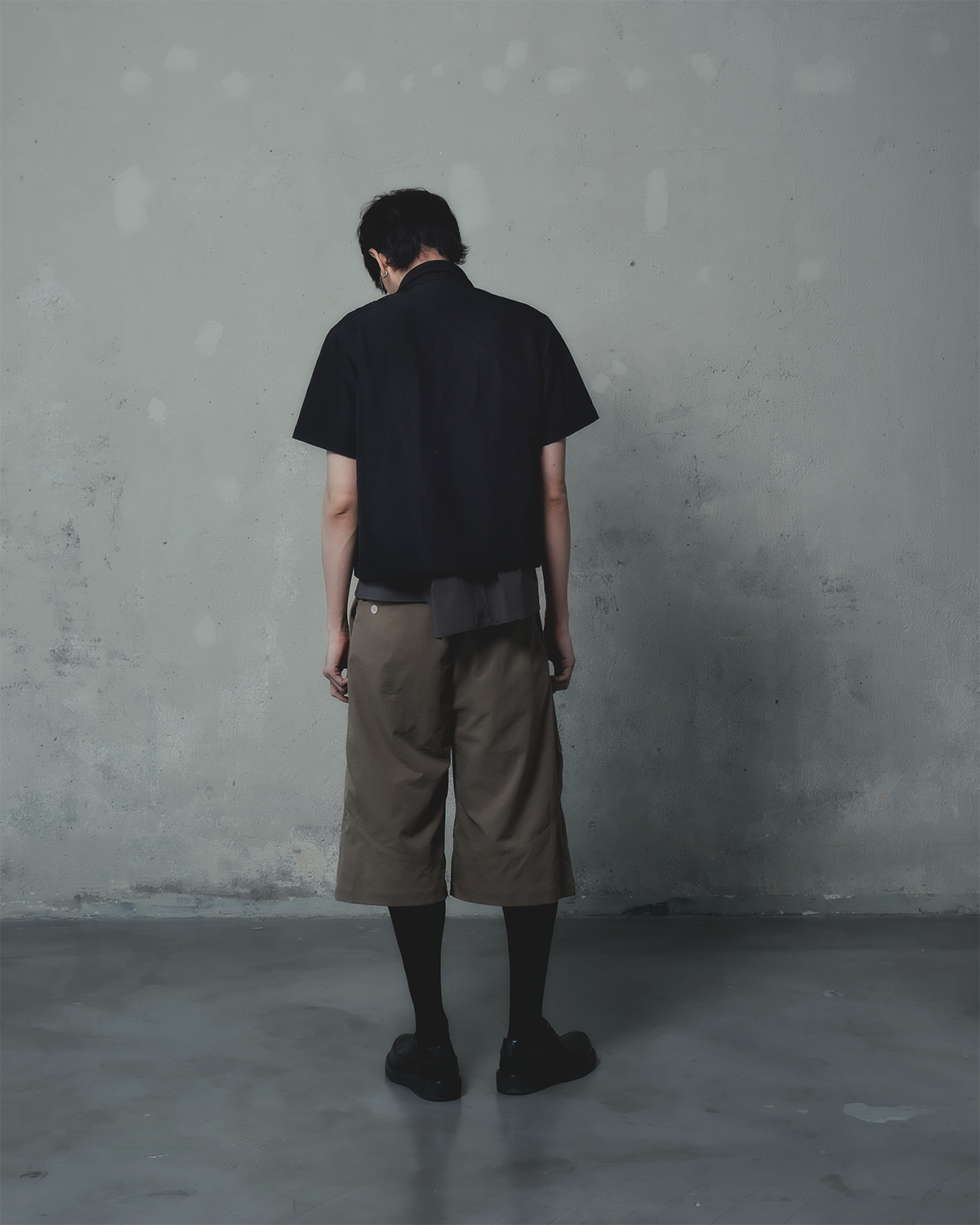 Button Shorts [Brown]