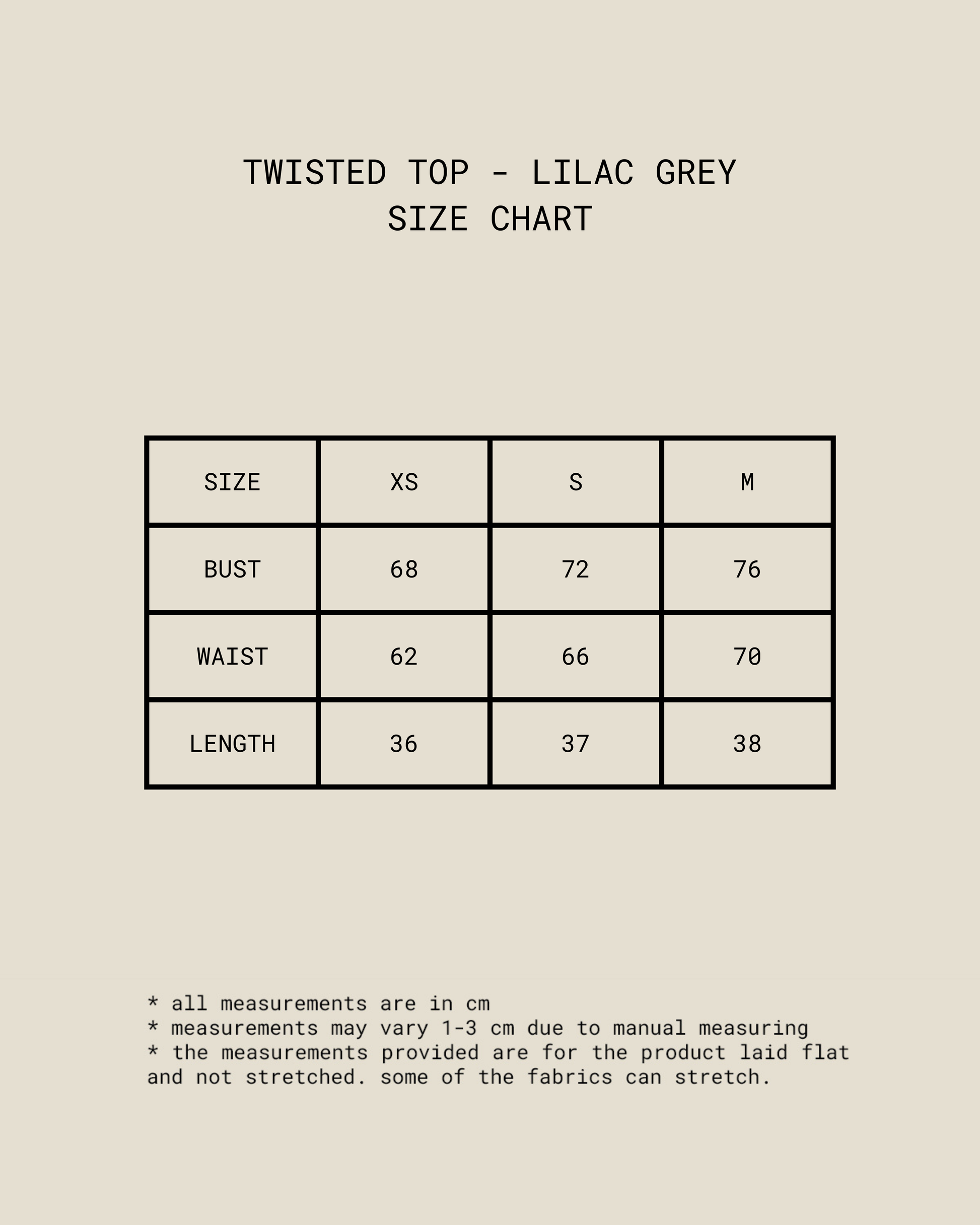 Twisted Top [Lilac Grey]