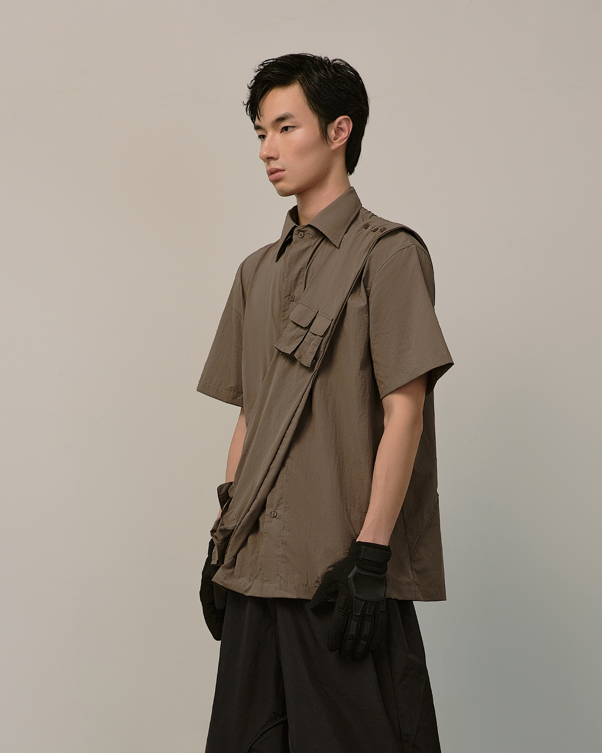 THE IDIOT X OPINI - Nylon Bag Shirt